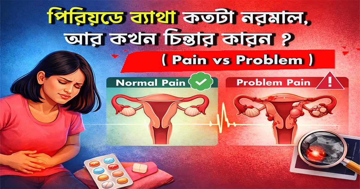 <p>Period Pain কতটা Normal, আর কখন চিন্তার কারণ?</p>